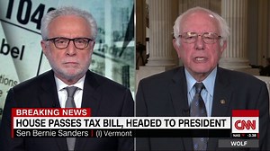 Sen. Bernie Sanders says the GOP tax bill "is a victory for billionaires like Donald Trump ... but this is a disaster for the American people." http://cnn.it/2z6lfFO | CNN Politics