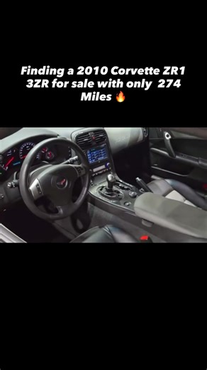 Could you imagine stumbling across this 2010 Chevrolet Corvette ZR1 (3ZR) with ONLY 274 MILES!? Spotted by Low Miles No Miles #MuscleKingz #ChevroletCorvette #ZR1 #LowMiles #CarSpotting #ClassicCars #CorvetteLife #CarEnthusiast | MuscleKingz