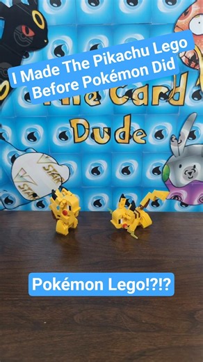 I Built Pikachu Out of LEGO Before Pokémon Did Pt 1 #pokemon #pokemontcg