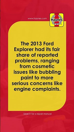 Owners Highlight Diverse Problems With 2013 Ford Explorer