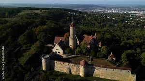 4K Drohnen Video von der Altenburg in Bamberg