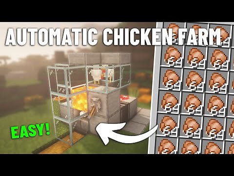 NEW Minecraft 1.21 Automatic Chicken Farm Java