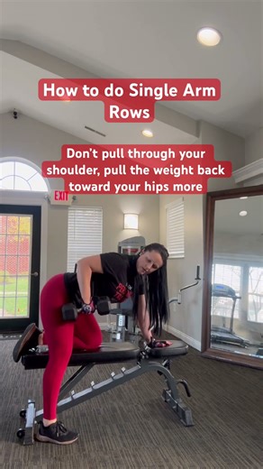 Single Arm Row Form Tips | Build a Strong Back & Feminine Shape