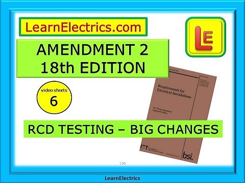 AMENDMENT 2 - 18th EDITION – RCD TESTING CHANGES – SHORTS 6