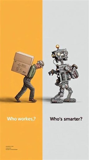 Human vs Robot Strength 💪🤖 | Who Works Smarter?