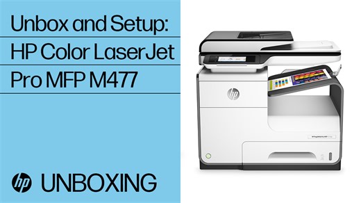 HP Color LaserJet Pro MFP M477-serien Installation