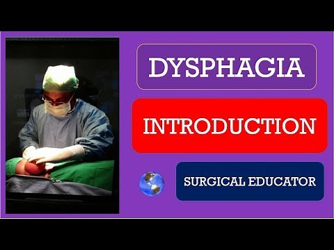DYSPHAGIA-- INTRODUCTION