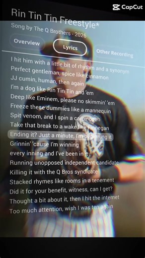 Rin tin tin freestyle #baseball #music #musiclyrics #songlyrics #popularsong #fyp #fypfypfypfyp