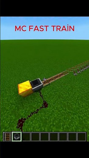 Minecraft Fast Train 🚄⚡ Super Speed Build! #shorts #minecraft #minecraftshorts #minecraftsurvival
