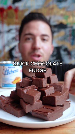 Quick Chocolate Fudge Recipe with Condensed Milk and Cocoa Powder