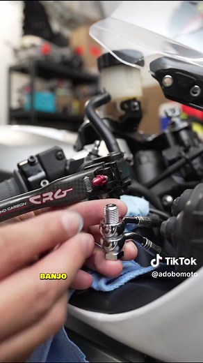 How to install braided brake lines on a sportbike #sportbiketips #motorcycletips #bikelife #yamahar6