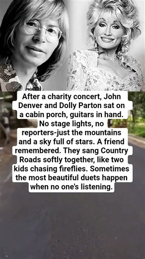 John Denver & Dolly Parton Sang Together Under the Stars...