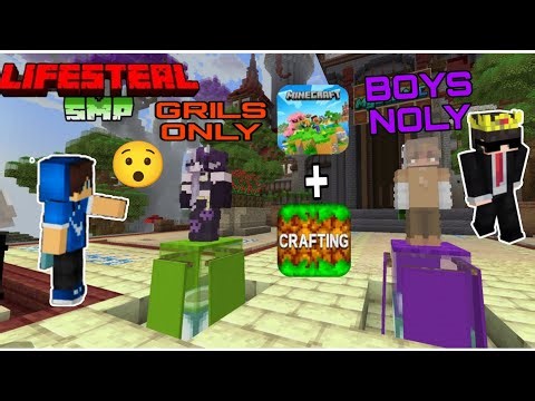 minecraft+crafting and building girls and boys only server IP port 24/7 online Java+pe