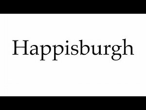 How to Pronounce Happisburgh