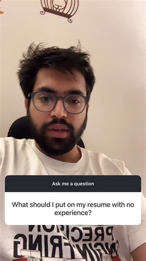 Deepanshu Udhwani on Instagram: "What should I put in my resume with no experience?📄 This is such a common struggle for freshers and students. You open a blank document to make your resume and realize you have no work experience, no internships, nothing! So what do you actually write that will get you noticed by recruiters? Here’s the thing no experience doesn’t mean you have nothing to show. #You just need to know what to highlight and how to present it in the right way. Your resume should foc