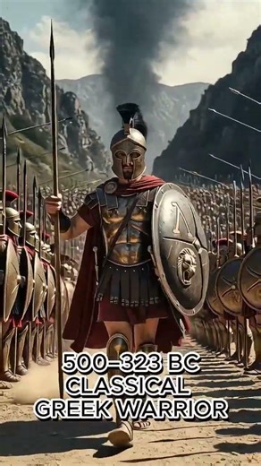 THE EVOLUTION OF THE GREEK SOLDIER#history