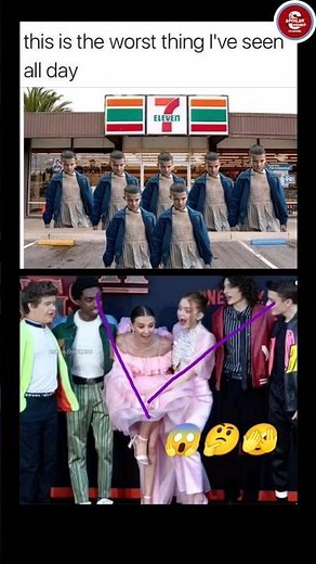 Eleven Elevens Outside 7-Eleven? 😂 | Stranger Things memes are unmatched 😂 #strangerthings #yt
