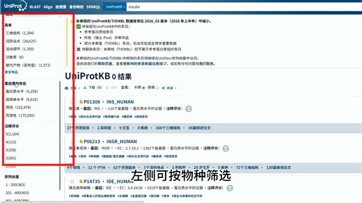 一个能让你快速了解蛋白基本信息的网站——UniProt。