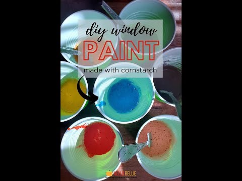 Homemade Window Paint recipe