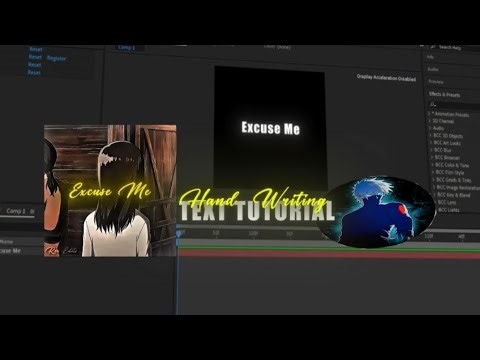 Viral Handwriting Text Effect in After Effects | 500 Subscriber Special