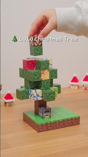 Building Christmas Stuffs with Minecraft Blocks 🍬🎄⛄️ #christmas #minecraft