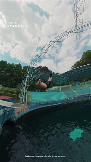 Slow-Motion Platform Diving from Every Angle | Osmo 360 Perspective