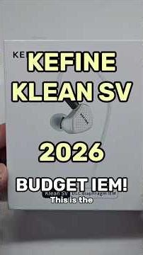 Kefine Klean SV Review (2026) 🔥 Budget IEM That Sounds THIS Good?! #shorts