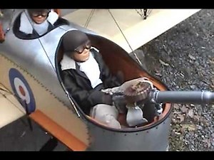 Model of a Vickers FB5 "Gun Bus" Airplane Powered by a Model Gnome 160 Rotary Engine 2 of 2