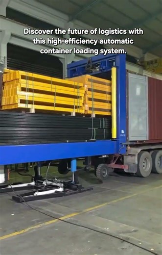 Automatic Container Loading System 🚛⚙️ #Logistics #Automation #Engineering