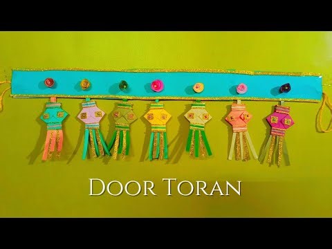 How to make Toran | Handmade Toran For Diwali | Toran Door Hanging