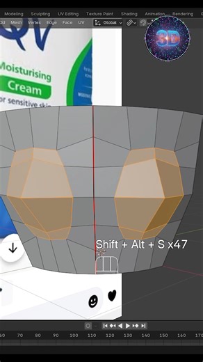 MOhamed on Instagram‎: "طلب متابع | إزاي تعمل الجزء ده في Blender (Modeling Tutorial) الفيديو ده معمول ردًا على طلب أحد المتابعين كان محتاج يعرف إزاي يعمل جزء معيّن في الموديل فخدت الريفرنس ونفّذت الشغل خطوة بخطوة في Blender 👌 In this video, I respond to a subscriber request and show how to model a specific part correctly with clean topology and simple techniques 🔥 لو عندك أي جزء واقف معاك في أي موديل سيبلي تعليق وهنفّذه في فيديو جاي 🎯 #Blender #Blender3D #3DModeling #ModelingTutorial #Blende