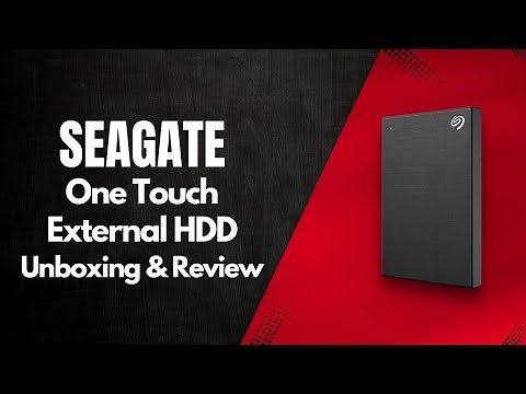 SEAGATE One Touch 2TB External HDD | Storage Device | Data Recovery Support | Unboxing & Review