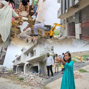 2.5M views · 44K reactions | बड़ी बड़ी इमारतों पर चला DTP का पंजा, Luxury सुविधाओं के साथ बनी अवैध बिल्डिंग, घर टूटता देख व्यक्ति बेहोश, करनाल में DTP गुंजन वर्मा बड़ी कारवाही | Janta Breaking News Haryana | Facebook