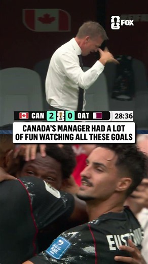 Watch Jesse Marsch react to all six Canada goals vs Qatar 🇨🇦