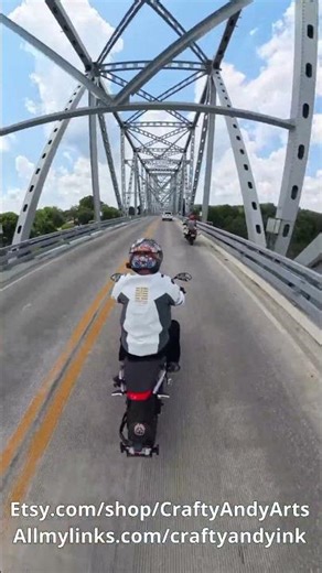 Electric Motorcycle Zero Hitting The Bridge