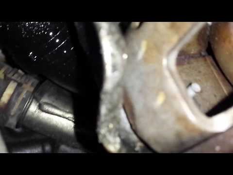 PEUGEOT 407 OIL LEAK PROBLEM CAUSE , REAR SIDE OF THE ENGINE HOW TO FIX