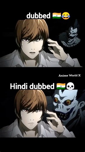 When Light Yagami Meets Ryuk in Hindi Dub 😂🔥#deathnote #lightyagami #ryuk #animeindia #hindidub