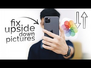 How to Fix Upside Down Pictures from iPhone (tutorial)