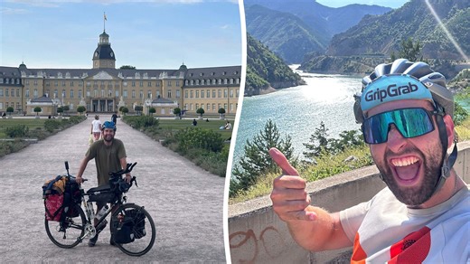 Brit on 14,000 cycle across world trained by working for Deliveroo