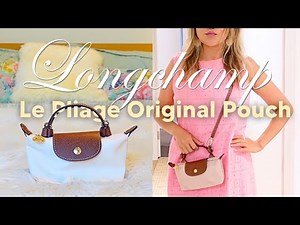 LONGCHAMP LE PLIAGE ORIGINAL POUCH 🥐 conversion kit, mod shots & what fits inside?