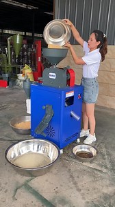 7.9K views · 80 reactions | make brown rice and whiten rice at the same time ,keep intact husk of paddy | Mini Rice Mill Machine | Facebook