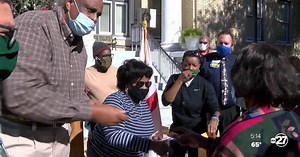 Rep. Al Lawson, Gadsden County leaders distribute $25 Walmart gift cards