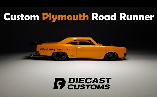 【DIECAST】改装风火轮 Hot Wheels 普利茅斯 Plymouth Roadrunner Drag Car
