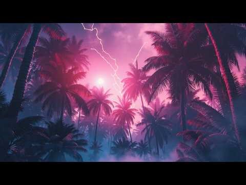 Tropical Retrowave & Chill Music - Relaxing Tropical Music Beach House Music 80s Synthwave