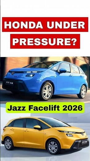 2026 Honda Jazz Facelift Revealed — EV-Style Redesign, New Colours & Key Upgrades!