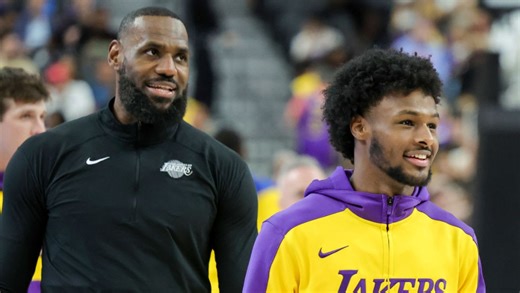 Jerseys From LeBron James, Bronny's First NBA Game Together Auctioned at Ridiculous Price, With Major Caveat