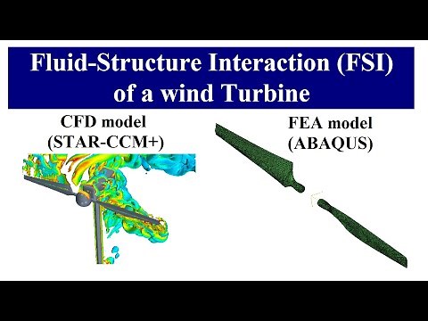 Fluid-Structure Interaction (FSI) Simulation of a Wind Turbine