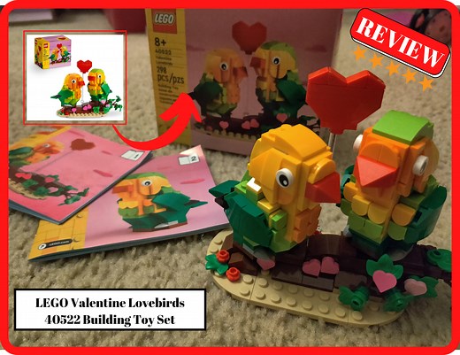 Watch LEGO Valentine Lovebirds 40522 Building Toy Set on Amazon Live