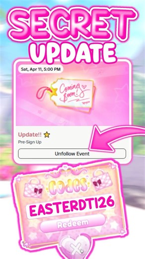 NEW SECRET DRESS TO IMPRESS UPDATE COMING SOON!! #dresstoimpress #dti #roblox #codes #dtiupdate