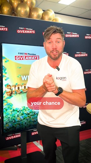 Our next giveaway is already LIVE! $100K TAX-FREE CASH could land in your lap but you got to be in it to win it⏱️ ENTER NOW 👉 https://www.kogan.com/au/first-giveaways/ | Kogan.com